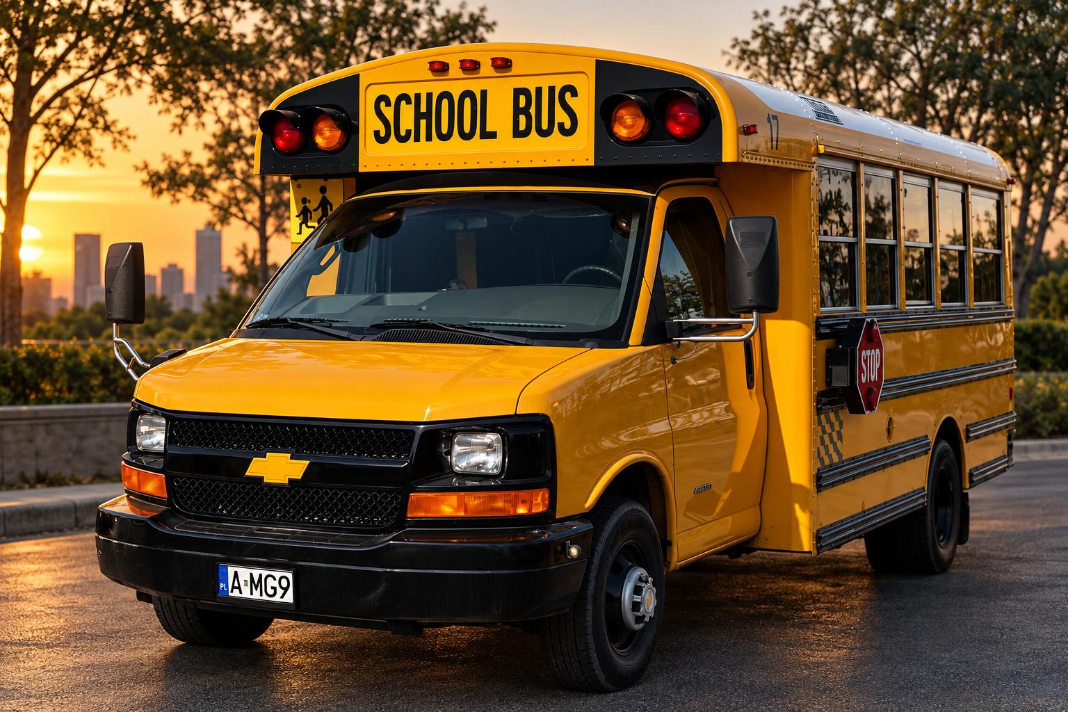Amerykański Party Bus New York School Bus — limuzyna do wynajęcia