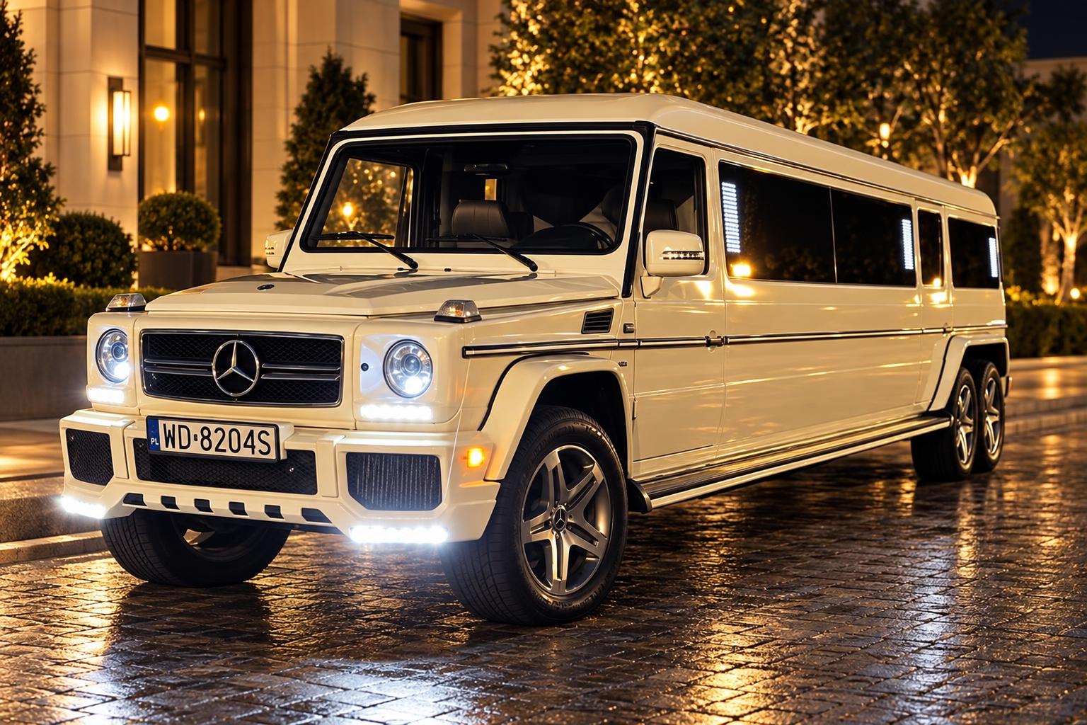 Mercedes G63 AMG 6x6 – Ekskluzywna Limuzyna VIP — limuzyna do wynajęcia